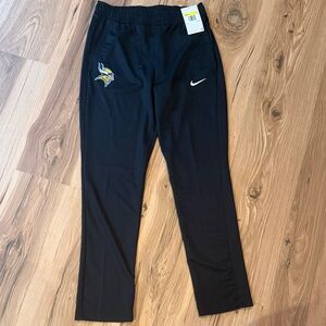 Nike Black Athletic Pants Vikings